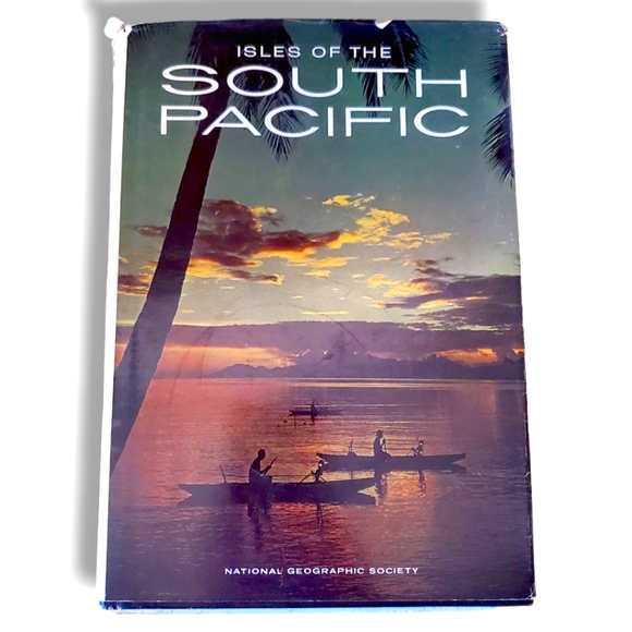 #F Isles Of The South Pacific hc Nat Geo Society 1971 2nd Edition Book - Picture 1 of 2